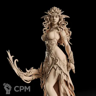 Описание картинки Tyrande Whisperwind Фигурка (World of Warcraft) от GAS3TXD  по цене 4 100руб | Свободный Рынок Миниатюр - СРМ