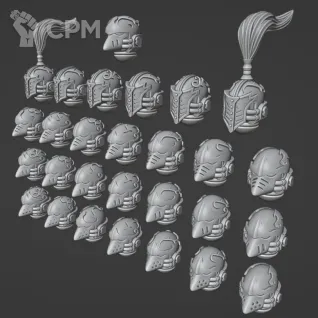 Описание картинки Emperor's Children Heads от Saudad по цене 300руб | Свободный Рынок Миниатюр - СРМ