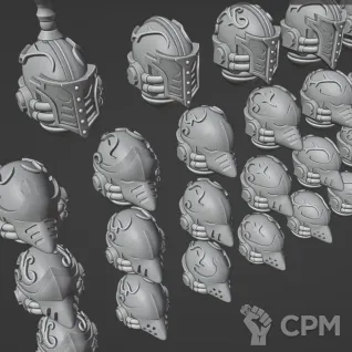 Описание картинки Emperor's Children Heads от Saudad по цене 300руб | Свободный Рынок Миниатюр - СРМ