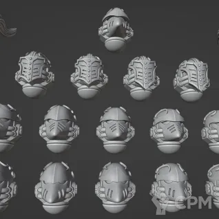 Описание картинки Emperor's Children Heads от Saudad по цене 300руб | Свободный Рынок Миниатюр - СРМ