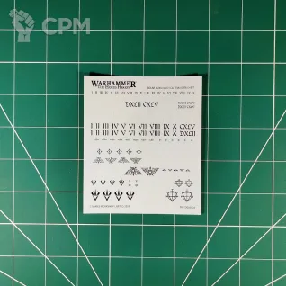 Описание картинки Solar Auxilia Vehicle Transfer Sheet 2023 (Декали) от Vault Boy по цене 498руб | Свободный Рынок Миниатюр - СРМ