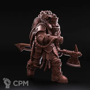 Описание картинки Solar Auxilia - Squad with Power Axes от 3Д печать миниатюр по цене 1 746руб | Свободный Рынок Миниатюр - СРМ