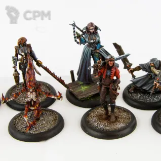 Описание картинки Sonnia Criid + Witchling Handlers+ Witchling Thralls от Torf по цене 12 000руб | Свободный Рынок Миниатюр - СРМ