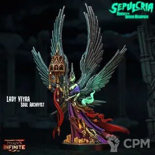 Описание картинки Lady Veyra Soul Archivist от Brutality по цене 800руб | Свободный Рынок Миниатюр - СРМ