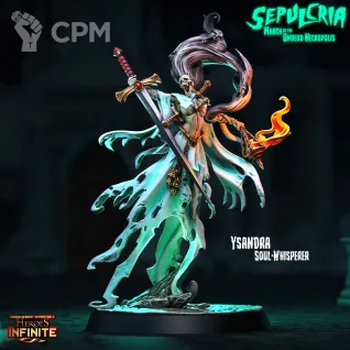 Описание картинки Ysandra Soul-Whisperer от Brutality по цене 500руб | Свободный Рынок Миниатюр - СРМ