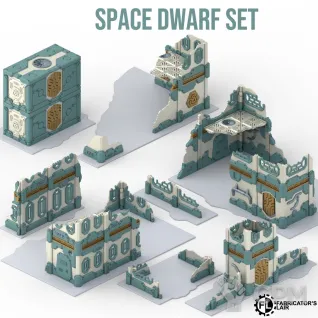 Описание картинки Террейн для Warhammer 40,000 Space Dwarf Set от 3DSprint по цене 9 500руб | Свободный Рынок Миниатюр - СРМ