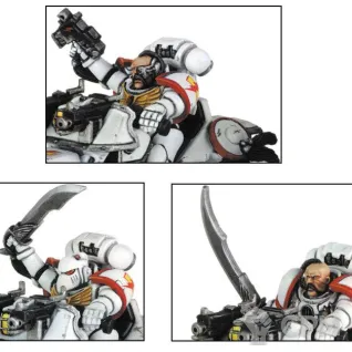 Описание картинки White Scars Bike Squadron от Stark Foundry по цене 1 755руб | Свободный Рынок Миниатюр - СРМ