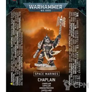 Описание картинки Space Marines Chaplain от Студия Лютье по цене 600руб | Свободный Рынок Миниатюр - СРМ