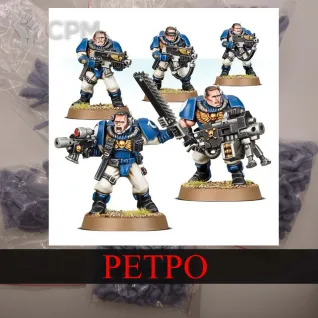 Описание картинки Space Marines Scouts 2005 от White Rhino по цене 699руб | Свободный Рынок Миниатюр - СРМ
