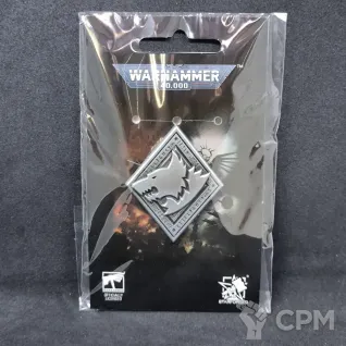 Описание картинки Брошь эмблема Space Wolves от Fle94 по цене 1 400руб | Свободный Рынок Миниатюр - СРМ