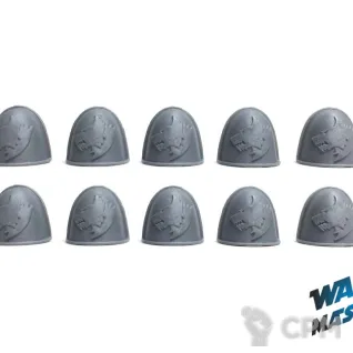 Описание картинки Space Wolves Mk IV Shoulder Pads от WARP Master по цене 680руб | Свободный Рынок Миниатюр - СРМ