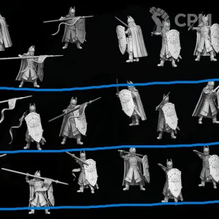 Описание картинки Spearman guard от Brutality по цене 200руб | Свободный Рынок Миниатюр - СРМ