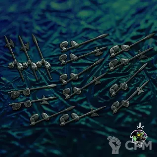 Описание картинки State Troops / Halberdiers / Spearmen - 10 Штук от MrMetalHorror по цене 1 500руб | Свободный Рынок Миниатюр - СРМ
