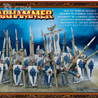 Описание картинки Копья хаев 6 редакции (High Elves Spearmen) от Red Ember по цене 6 500руб | Свободный Рынок Миниатюр - СРМ