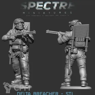 Описание картинки Spectre Breacher от Manufactorum76 по цене 160руб | Свободный Рынок Миниатюр - СРМ