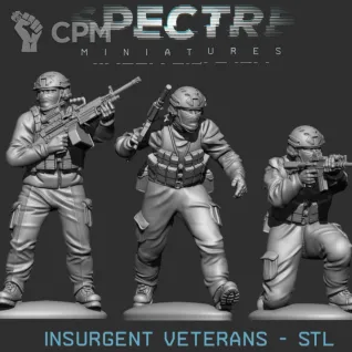 Описание картинки Veterans от Manufactorum76 по цене 450руб | Свободный Рынок Миниатюр - СРМ