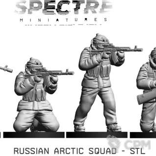 Описание картинки Russian Arctic Squad от Manufactorum76 по цене 600руб | Свободный Рынок Миниатюр - СРМ
