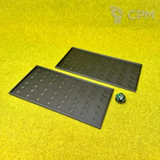 Описание картинки Movements tray для баз 25х50мм 8х2 (1шт) от Миниатюры и фигурки по цене 160руб | Свободный Рынок Миниатюр - СРМ