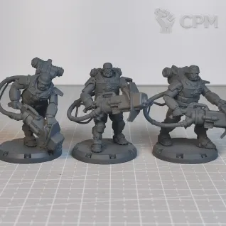 Описание картинки HEAVY LASER GRENADIER SQUAD от Ded Semen по цене 1 500руб | Свободный Рынок Миниатюр - СРМ