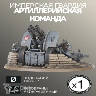 Описание картинки Артиллерийская команда | Artillery Team от W1L50n по цене 1 500руб | Свободный Рынок Миниатюр - СРМ