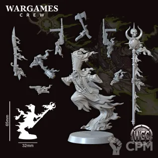 Описание картинки Sepulchral Cardinal от PocketSized Prints по цене 300руб | Свободный Рынок Миниатюр - СРМ