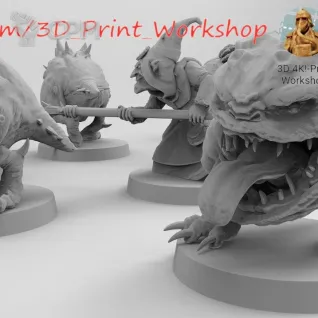 Описание картинки Gloomspite Gitz Squig Herd от 3Д печать миниатюр по цене 1 645руб | Свободный Рынок Миниатюр - СРМ