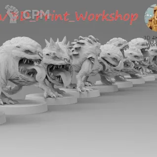Описание картинки Cave Squig от 3Д печать миниатюр по цене 144руб | Свободный Рынок Миниатюр - СРМ