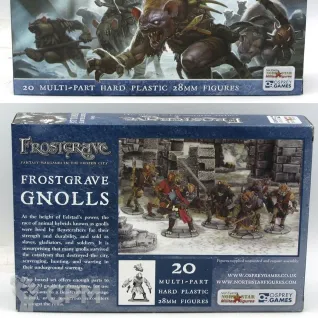 Описание картинки Frostgrave  Gnolls Один литник от Base 28 по цене 936руб | Свободный Рынок Миниатюр - СРМ