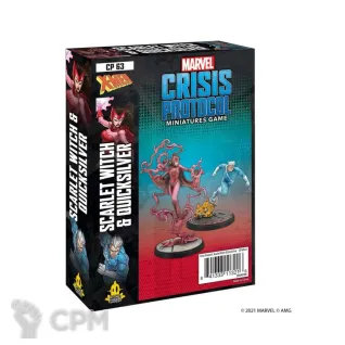 Описание картинки Marvel: Crisis Protocol - Scarlet Witch &amp; Quicksilver от StarkLogistics по цене 3 990руб | Свободный Рынок Миниатюр - СРМ