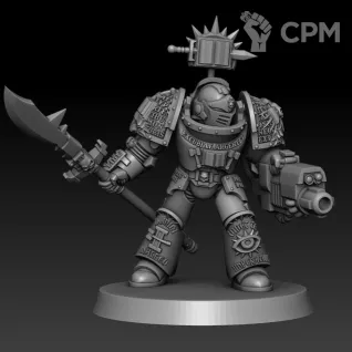 Описание картинки Brotherhood Terminator Squad от MrMetalHorror по цене 900руб | Свободный Рынок Миниатюр - СРМ