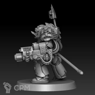 Описание картинки Brotherhood Terminator Squad от MrMetalHorror по цене 900руб | Свободный Рынок Миниатюр - СРМ