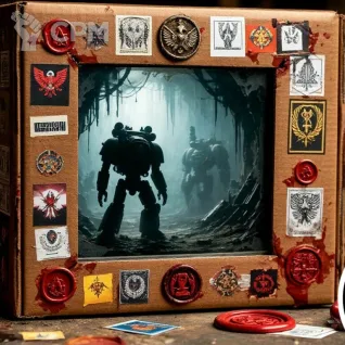 Описание картинки Sanctum Paratus: S — «Пехотинец Судьбы» от Onion Mink по цене 1 000руб | Свободный Рынок Миниатюр - СРМ