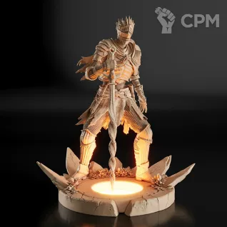 Описание картинки Soul of Cinder Фигурка (Dark Souls) от GAS3TXD  по цене 2 900руб | Свободный Рынок Миниатюр - СРМ