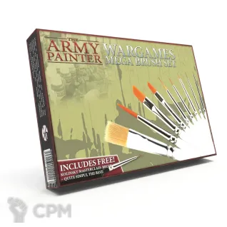 Описание картинки Набор кисточек The Army Painter - Mega Brush Set от Дауран по цене 6 500руб | Свободный Рынок Миниатюр - СРМ