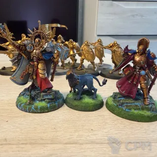 Описание картинки Армия Stormcast Eternals от DimaSympuls по цене 35 000руб | Свободный Рынок Миниатюр - СРМ