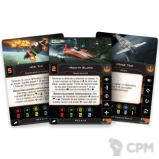 Описание картинки Star Wars X-Wing 2.0: Hotshots and Aces (на испанском) (предзаказ) от Mini Wargame по цене 2 450руб | Свободный Рынок Миниатюр - СРМ