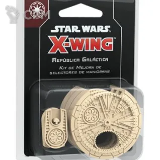 Описание картинки Star Wars X-Wing: Galactic Republic Maneuver Dial Upgrade Kit (на испанском)(предзаказ) от Mini Wargame по цене 995руб | Свободный Рынок Миниатюр - СРМ
