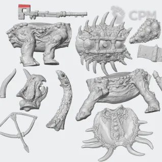 Описание картинки Stegadon 5th Edition от White Rhino по цене 1 199руб | Свободный Рынок Миниатюр - СРМ