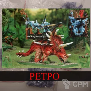 Описание картинки Stegadon 5th Edition от White Rhino по цене 1 199руб | Свободный Рынок Миниатюр - СРМ