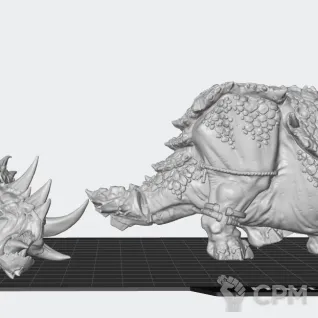 Описание картинки Stegadon от White Rhino по цене 899руб | Свободный Рынок Миниатюр - СРМ