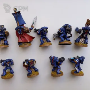 Описание картинки Sternguard Veteran Squad + Captain от volkolok13 по цене 4 000руб | Свободный Рынок Миниатюр - СРМ