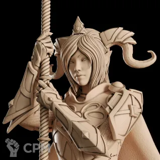 Описание картинки Draenei Yrel Фигурка (World of Warcraft) от GAS3TXD  по цене 4 100руб | Свободный Рынок Миниатюр - СРМ