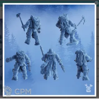 Описание картинки Space Wolves Intercessor Squad - 10 Штук от MrMetalHorror по цене 1 000руб | Свободный Рынок Миниатюр - СРМ