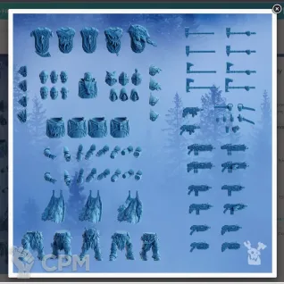 Описание картинки Space Wolves Intercessor Squad - 10 Штук от MrMetalHorror по цене 1 000руб | Свободный Рынок Миниатюр - СРМ