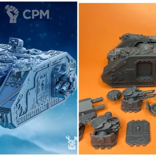 Описание картинки space wolves land raider от Milestone по цене 3 500руб | Свободный Рынок Миниатюр - СРМ