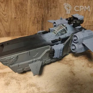 Описание картинки Stormfang Gunship от Disciple по цене 4 000руб | Свободный Рынок Миниатюр - СРМ