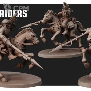 Описание картинки Desert Hawks Stormriders от Templar Forge 3D по цене 600руб | Свободный Рынок Миниатюр - СРМ