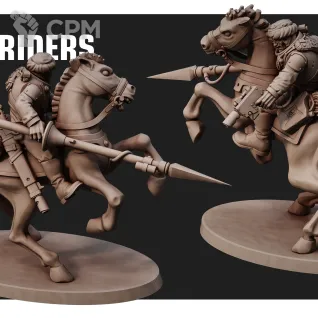Описание картинки Desert Hawks Stormriders от Templar Forge 3D по цене 600руб | Свободный Рынок Миниатюр - СРМ