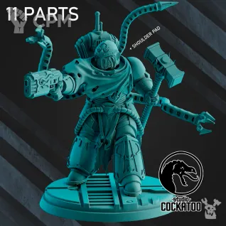 Описание картинки Alpha Legion Warpsmith от Studio Cockatoo по цене 450руб | Свободный Рынок Миниатюр - СРМ
