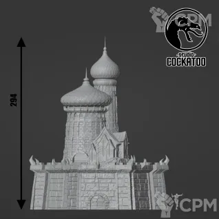 Описание картинки WeisHickman Dice tower/Башня для кубов от Studio Cockatoo по цене 4 400руб | Свободный Рынок Миниатюр - СРМ